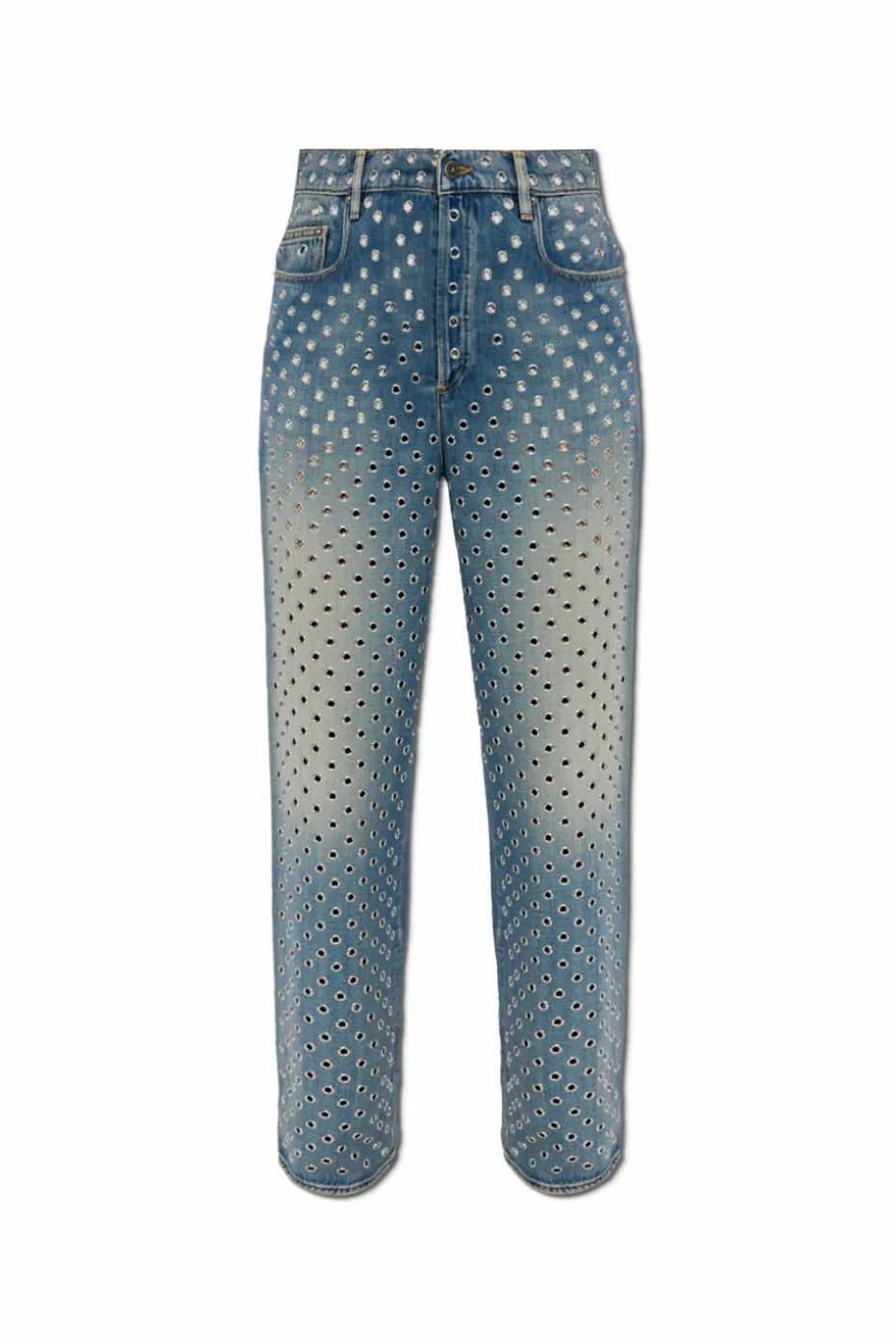 Golden Goose NIEBIESKI Jeansy z aplikacjami