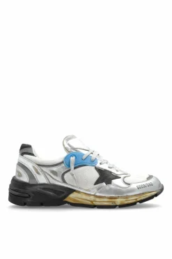 Golden Goose SREBRNY Buty sportowe `Running Dad New`