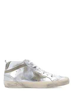Golden Goose SREBRNY Buty sportowe za kostkę ‘Mid Star Classic’