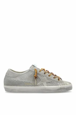Golden Goose SZARY Buty sportowe `Super Star Forated Quarter`