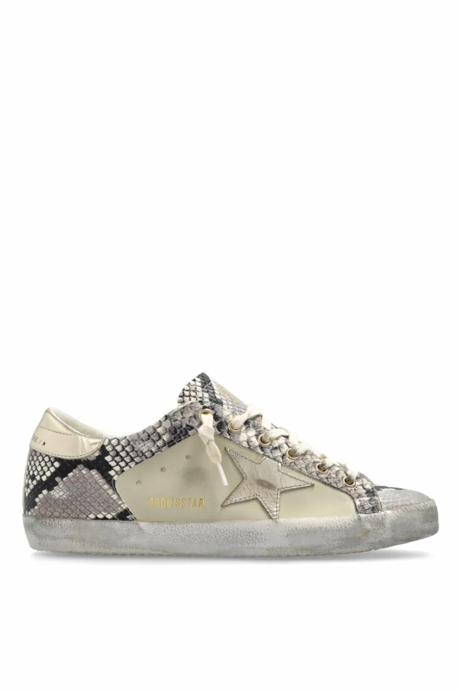 Golden Goose SZARY Buty sportowe `Super -Star Double Quaret With List`