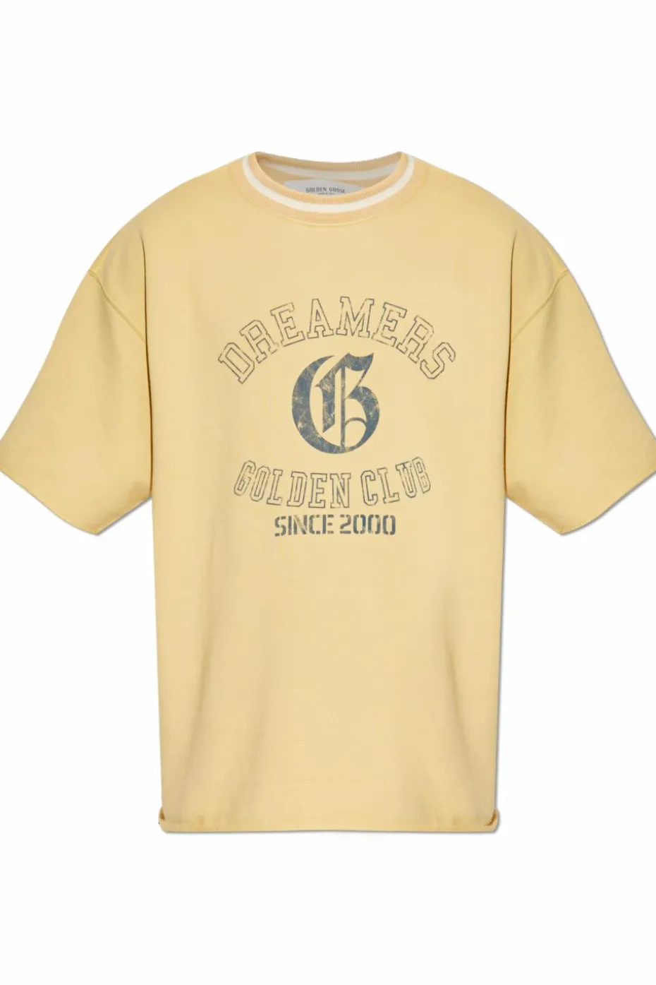 Golden Goose ŻÓŁTY T-shirt z krótkimi rękawami
