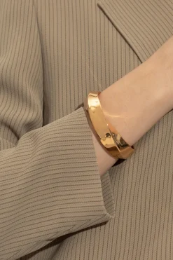 Golden Goose ZŁOTY Mosiężna bransoleta