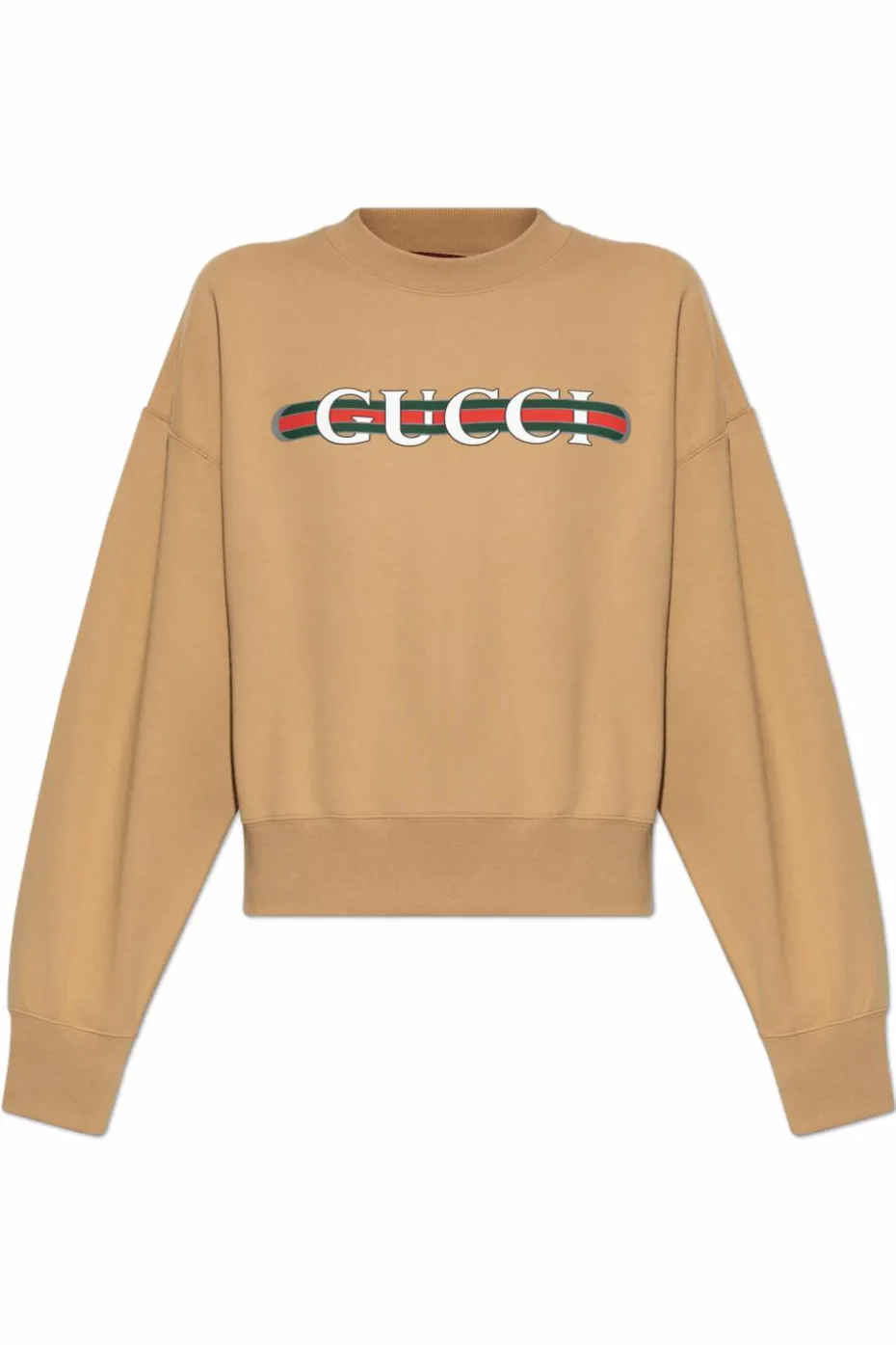 Gucci beżowy Bluza z logo
