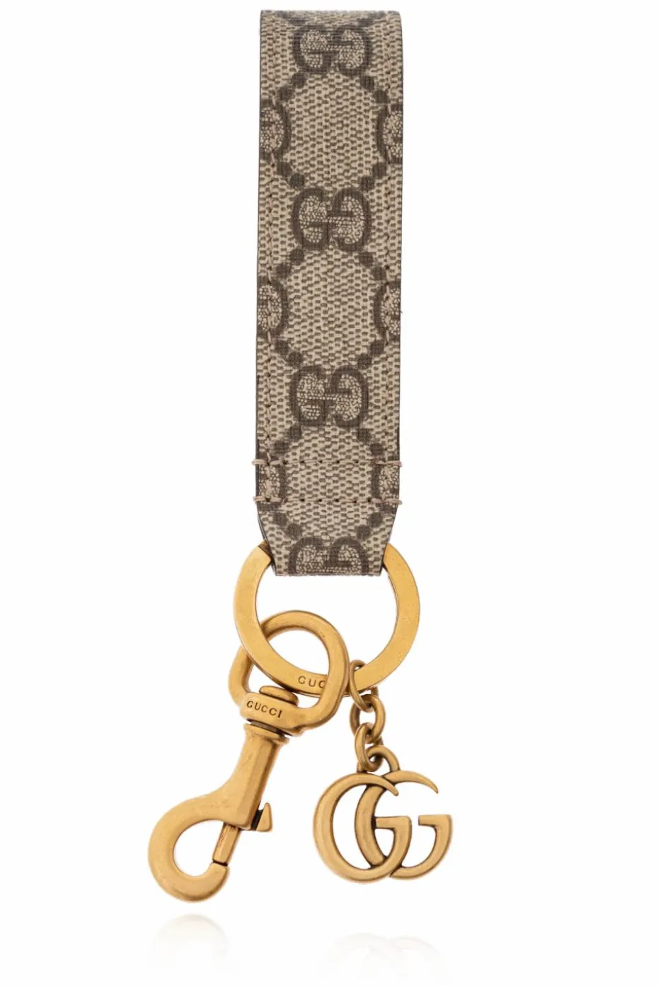Gucci beżowy Brelok z logo