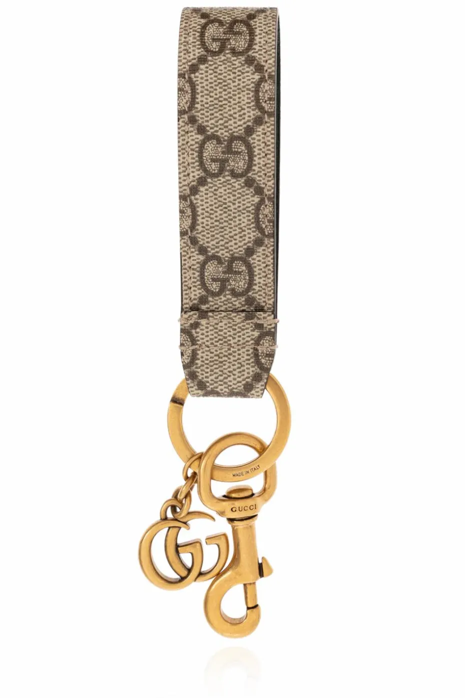 Gucci beżowy Brelok z logo