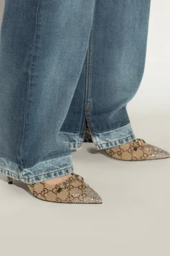 Gucci beżowy Buty na obcasie