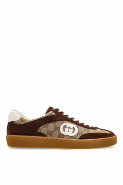 Gucci beżowy Buty sportowe z logo