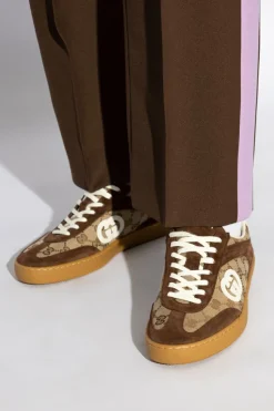 Gucci beżowy Buty sportowe z logo