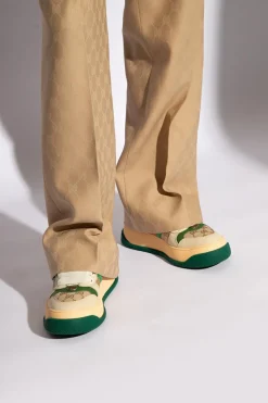 Gucci beżowy Buty sportowe na platformie ‘Screener Trainer’