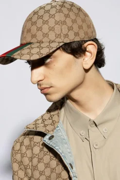 Gucci beżowy Czapka z daszkiem