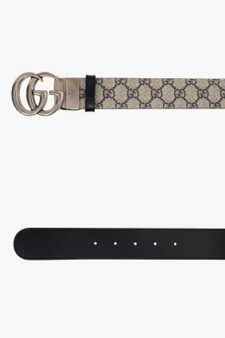 Gucci beżowy Dwustronny pasek