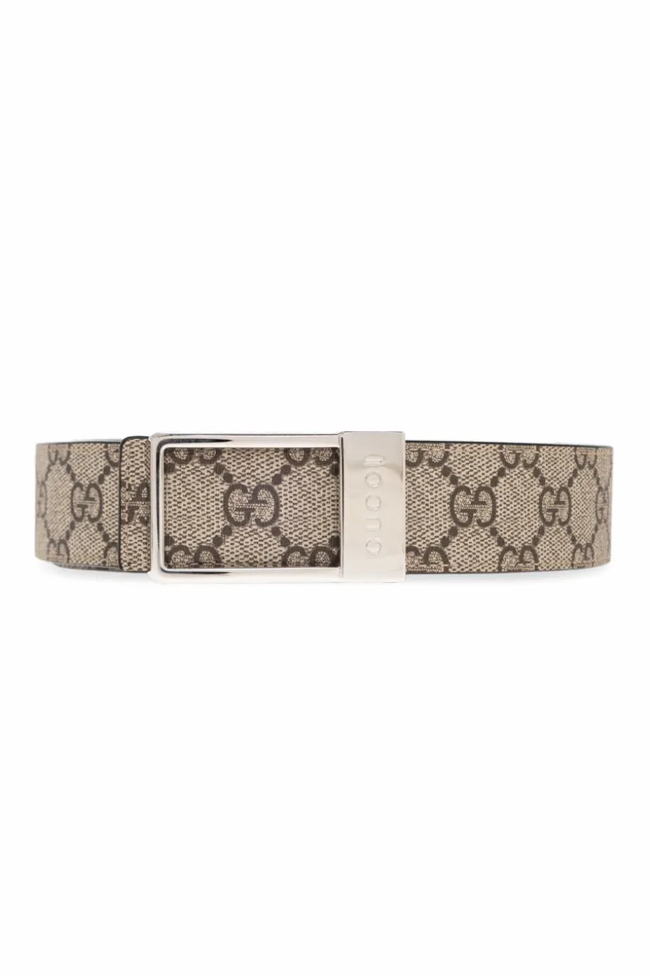Gucci beżowy Dwustronny pasek