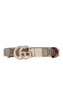 Gucci beżowy Dwustronny pasek