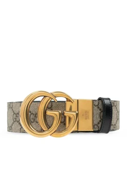 Gucci beżowy Dwustronny pasek