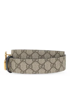 Gucci beżowy Dwustronny pasek
