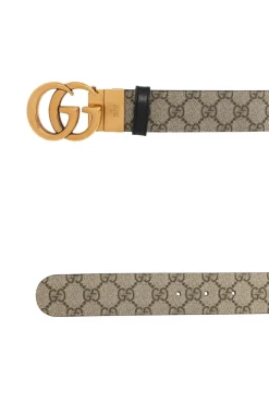 Gucci beżowy Dwustronny pasek