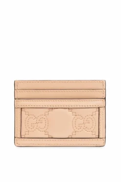 Gucci beżowy Etui na karty z logo