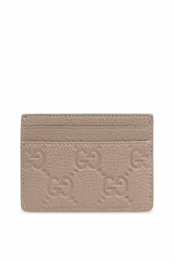 Gucci beżowy Etui na karty