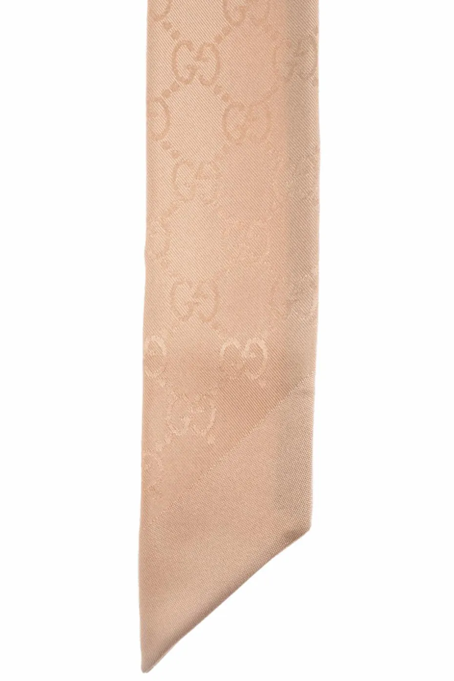 Gucci beżowy Jedwabna apaszka ze wzorem `GG`