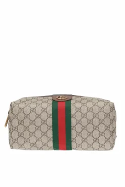 Gucci beżowy Kosmetyczka z logo ‘Ophidia’