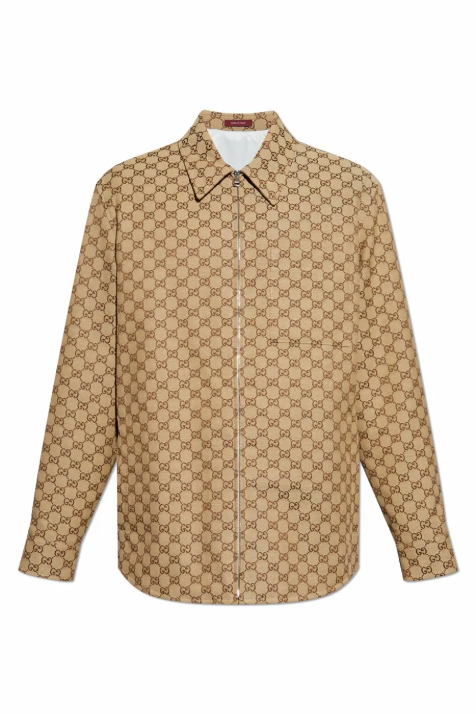 Gucci beżowy Kurtka ze wzorem `GG`