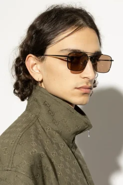 Gucci beżowy Okulary przeciwsłoneczne