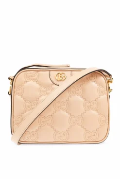 Gucci beżowy Pikowana torba na ramię