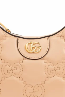 Gucci beżowy Pikowana torba na ramię