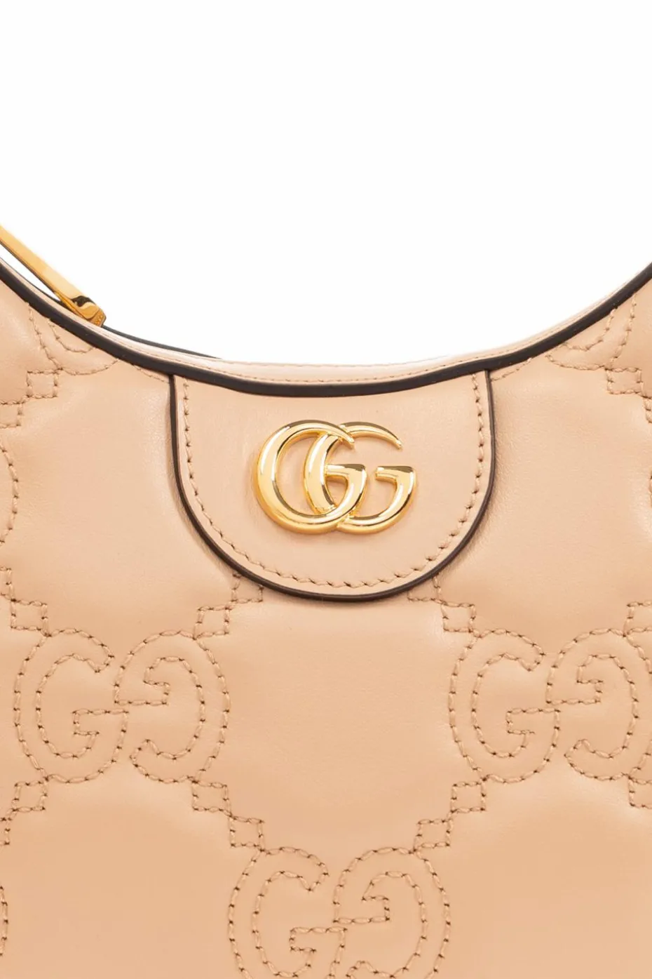 Gucci beżowy Pikowana torba na ramię