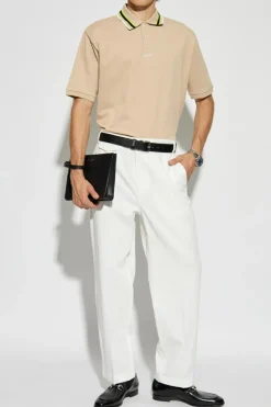 Gucci beżowy Polo z logo