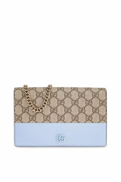 Gucci beżowy Portfel na łańcuchu `GG Marmont`