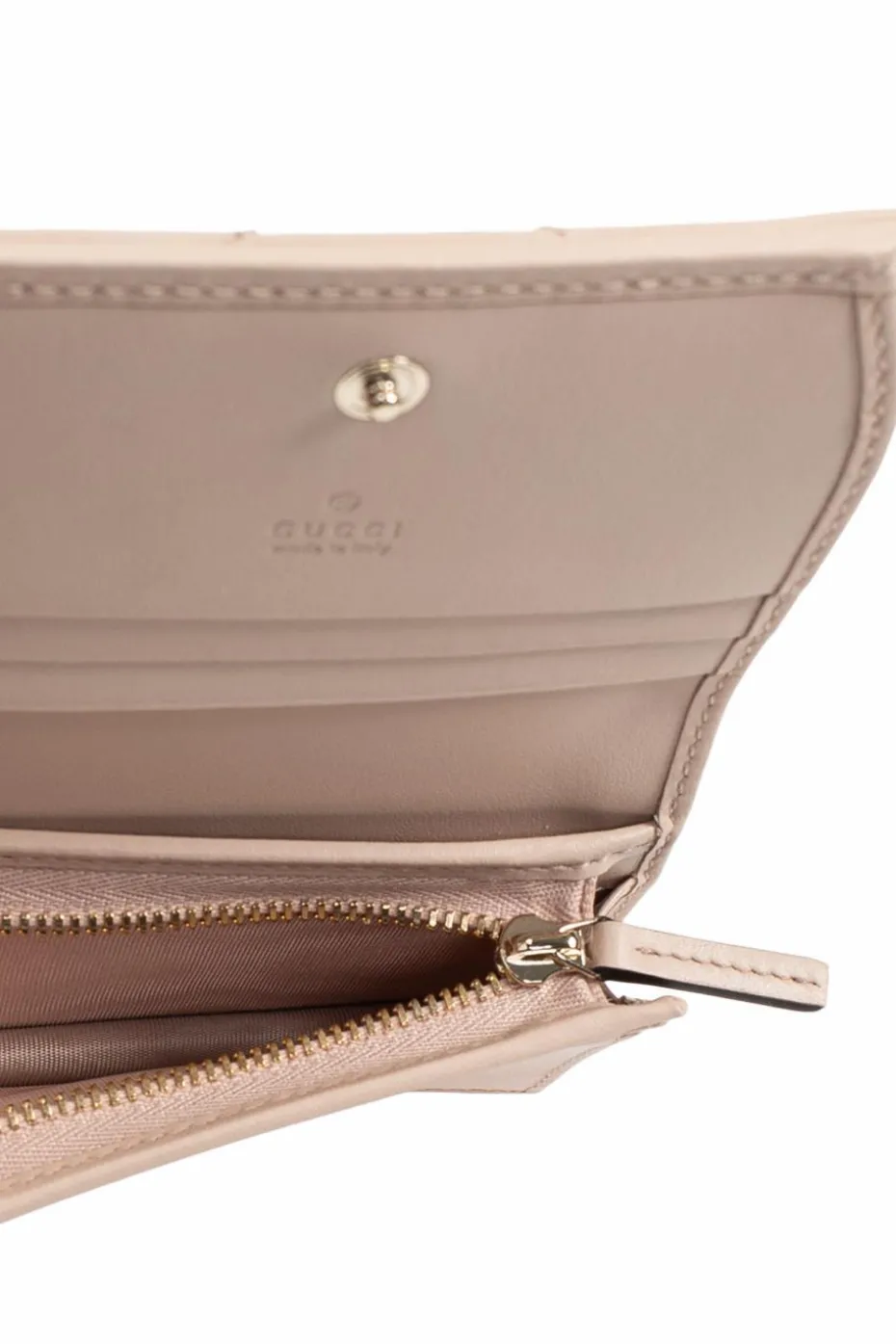 Gucci beżowy Portfel z logo