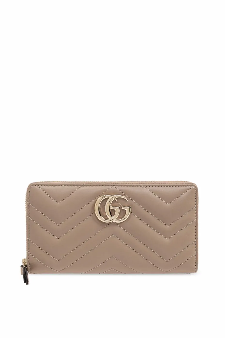 Gucci beżowy Portfel z logo