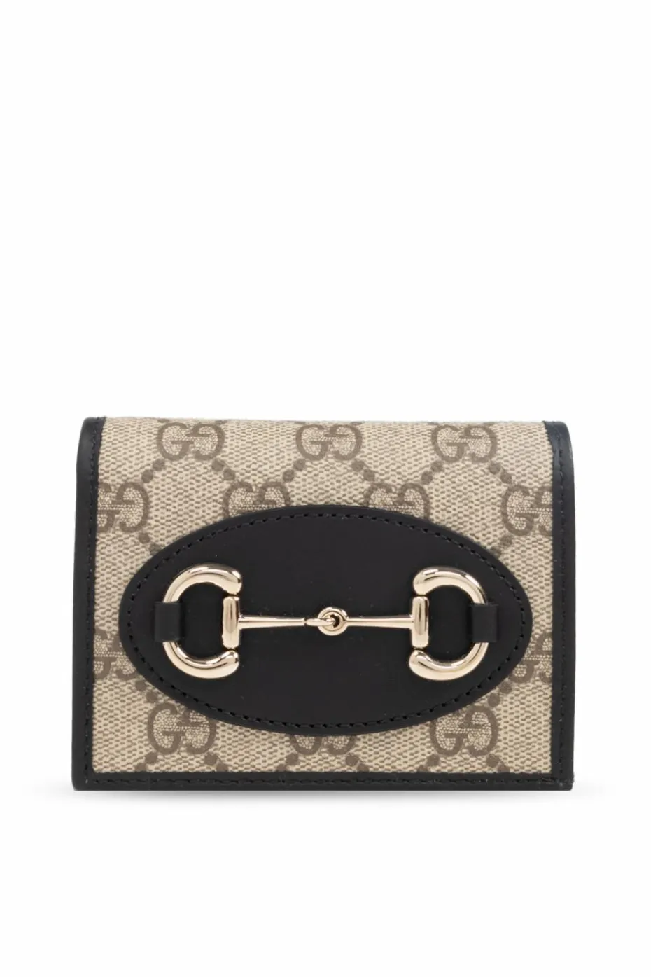 Gucci beżowy Portfel z monogramem