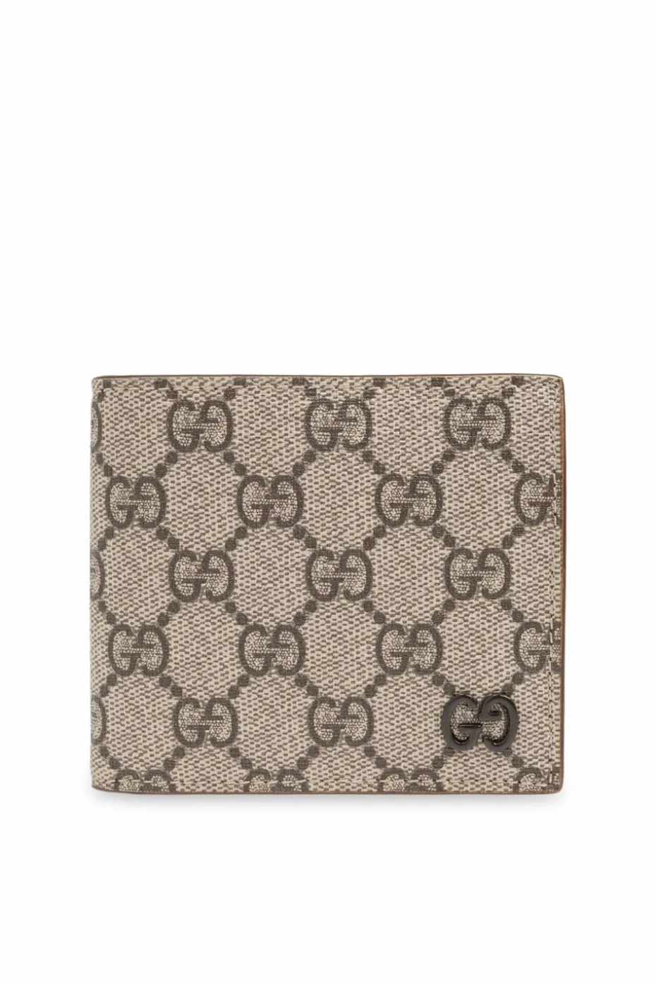 Gucci beżowy Portfel z płótna `GG Canvas`