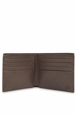 Gucci beżowy Portfel z płótna `GG Canvas`