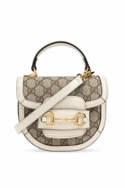 Gucci beżowy Torba an ramię `Horsebit 1955 Mini`