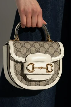 Gucci beżowy Torba an ramię `Horsebit 1955 Mini`