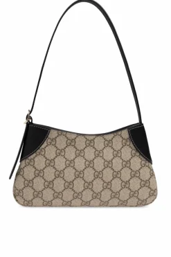 Gucci beżowy Torba do ręki `GG Emblem Super Mini`