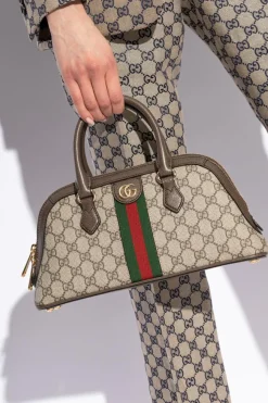 Gucci beżowy Torba do ręki z monogramem