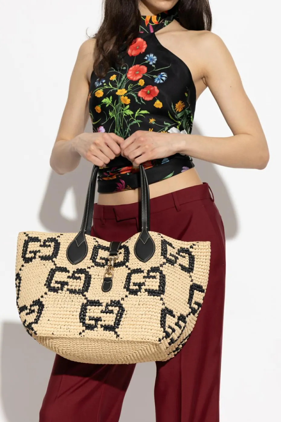 Gucci beżowy Torba `GG Small` typy `shopper`