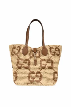 Gucci beżowy Torba `Gucci Summer` typu `shopper`