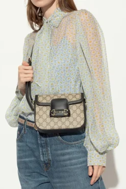Gucci beżowy Torba na ramię ‘Horsebit 1955 Mini’