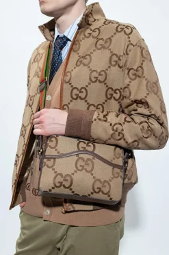 Gucci beżowy Torba na ramię z logo
