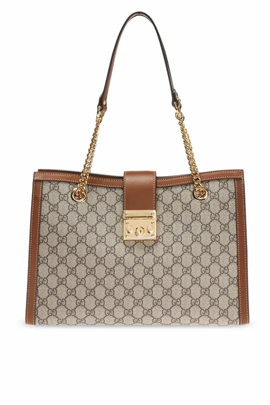 Gucci beżowy Torba na ramię 'Padlock'