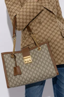Gucci beżowy Torba na ramię 'Padlock'