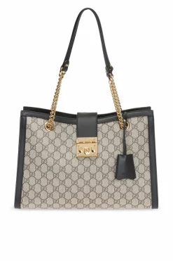 Gucci beżowy Torba na ramię 'Padlock'