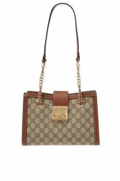 Gucci beżowy Torba na ramię 'Padlock'