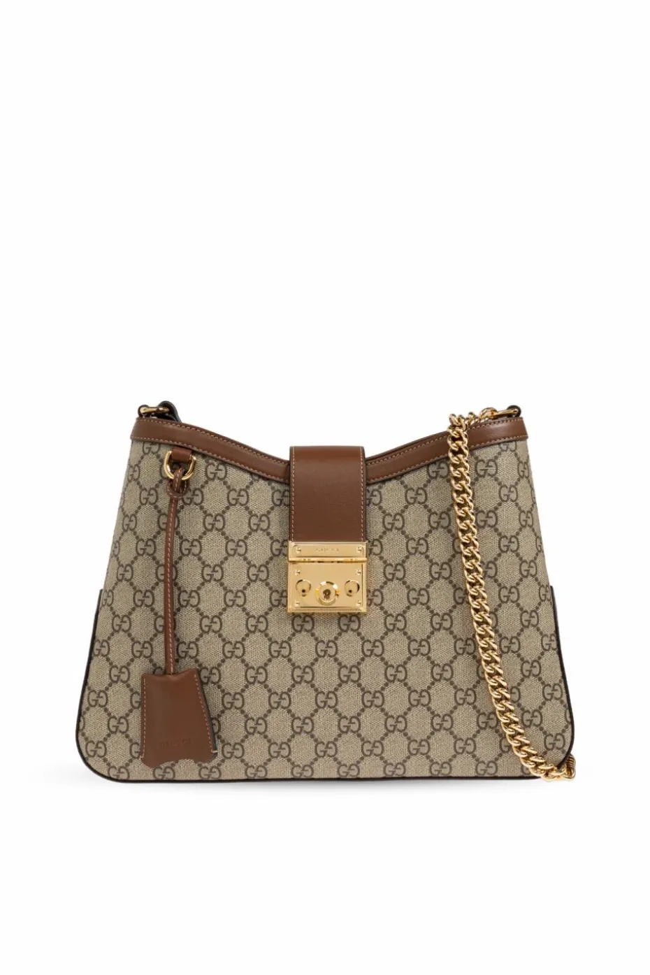 Gucci beżowy Torba na ramię `Padlock Medium`